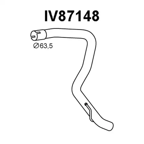 изпускателна тръба VENEPORTE IV87148