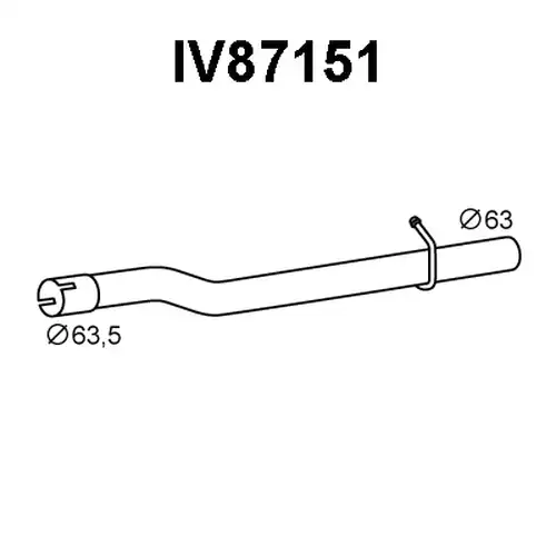 изпускателна тръба VENEPORTE IV87151