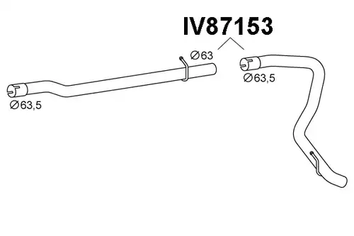 изпускателна тръба VENEPORTE IV87153