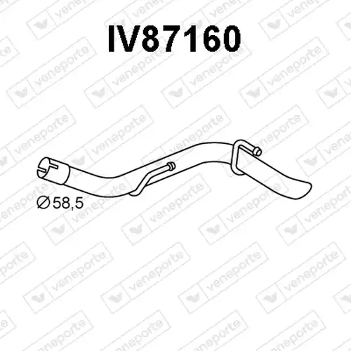 изпускателна тръба VENEPORTE IV87160