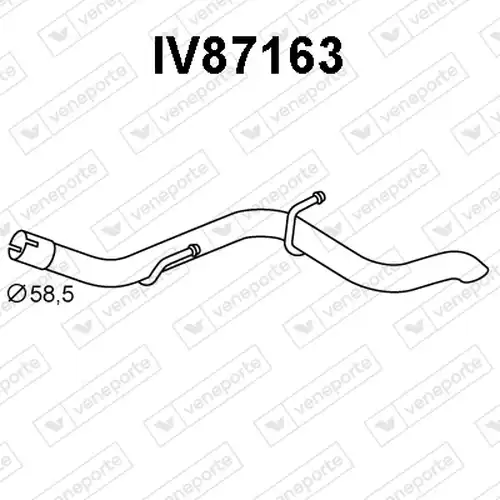 изпускателна тръба VENEPORTE IV87163