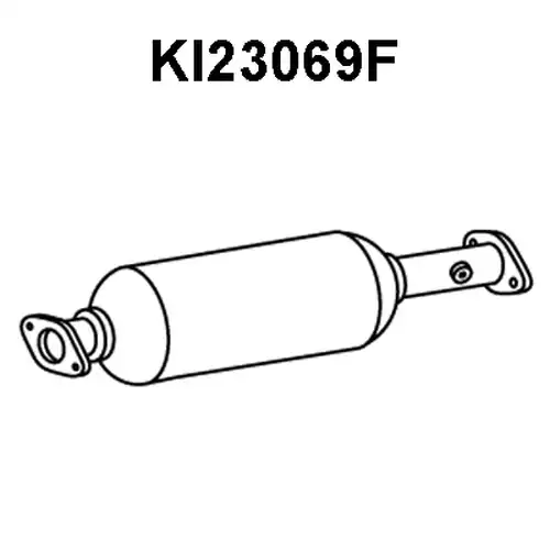 филтър за сажди/твърди частици, изпускателна система VENEPORTE KI23069F