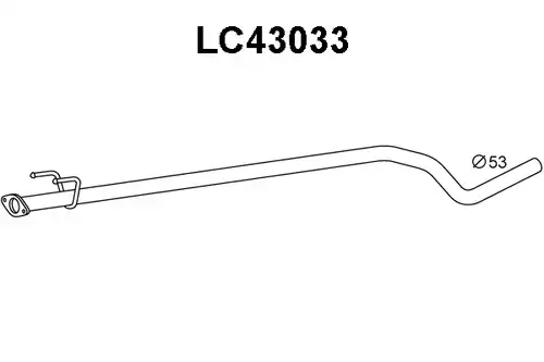 изпускателна тръба VENEPORTE LC43033