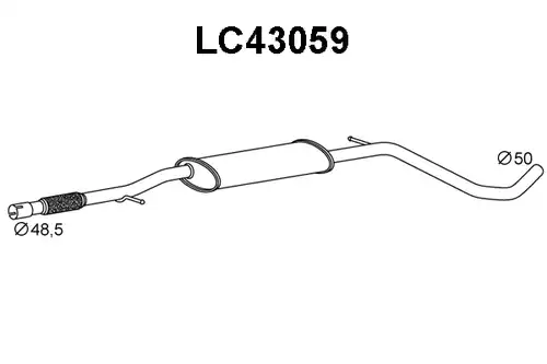 предно гърне VENEPORTE LC43059