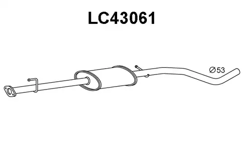 предно гърне VENEPORTE LC43061