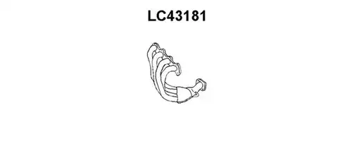 колектор (дъга), изпускателна система VENEPORTE LC43181