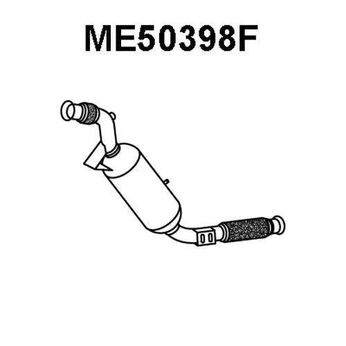 филтър за сажди/твърди частици, изпускателна система VENEPORTE ME50398F