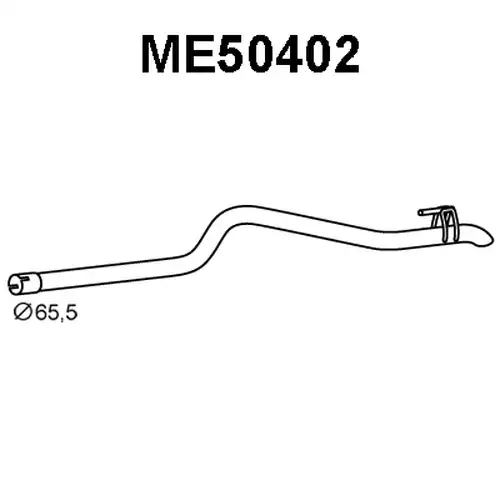 изпускателна тръба VENEPORTE ME50402