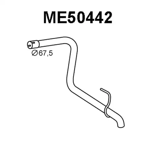 изпускателна тръба VENEPORTE ME50442