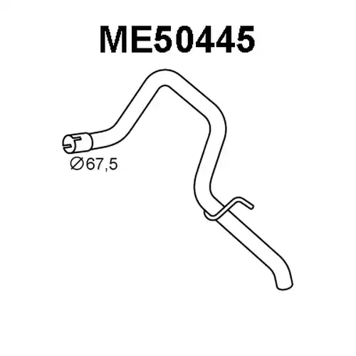 изпускателна тръба VENEPORTE ME50445