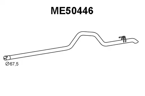 изпускателна тръба VENEPORTE ME50446