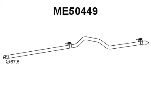 изпускателна тръба VENEPORTE ME50449