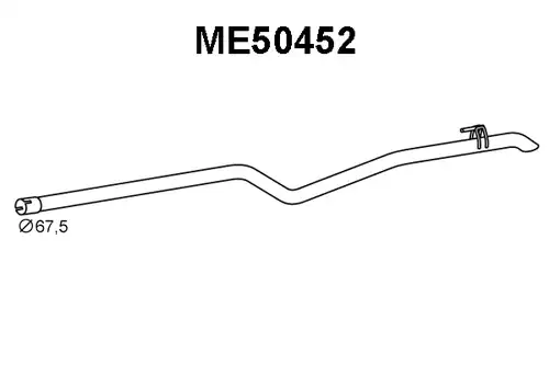 изпускателна тръба VENEPORTE ME50452