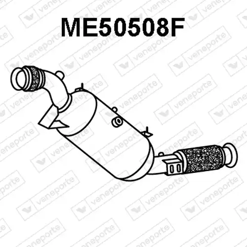 филтър за сажди/твърди частици, изпускателна система VENEPORTE ME50508F