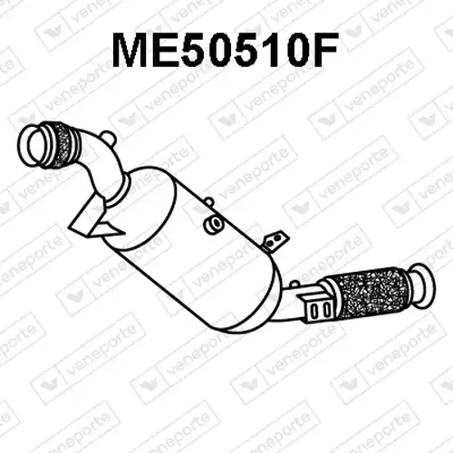 филтър за сажди/твърди частици, изпускателна система VENEPORTE ME50510F