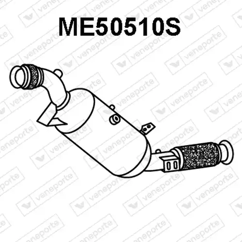 филтър за сажди/твърди частици, изпускателна система VENEPORTE ME50510S