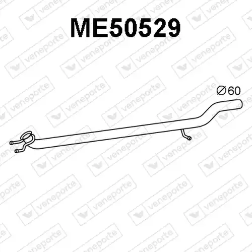 изпускателна тръба VENEPORTE ME50529