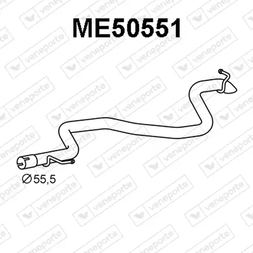 изпускателна тръба VENEPORTE ME50551