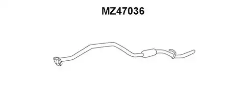 изпускателна тръба VENEPORTE MZ47036