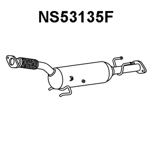 филтър за сажди/твърди частици, изпускателна система VENEPORTE NS53135F