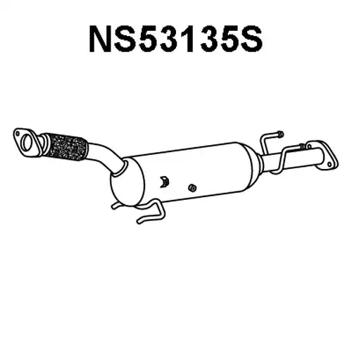 филтър за сажди/твърди частици, изпускателна система VENEPORTE NS53135S