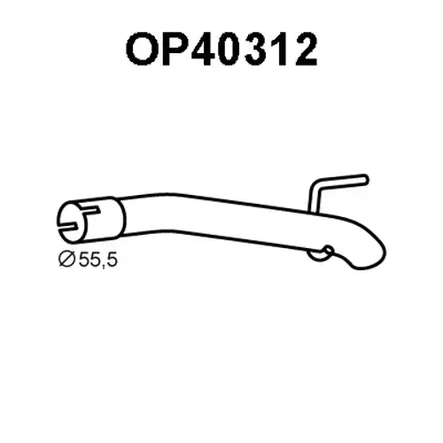 изпускателна тръба VENEPORTE OP40312