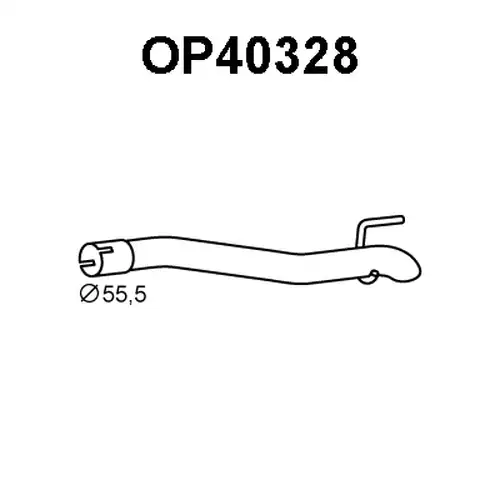 изпускателна тръба VENEPORTE OP40328