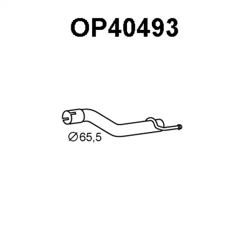 изпускателна тръба VENEPORTE OP40493