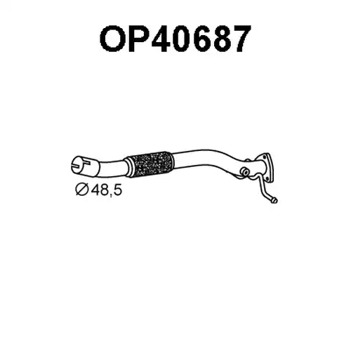 изпускателна тръба VENEPORTE OP40687