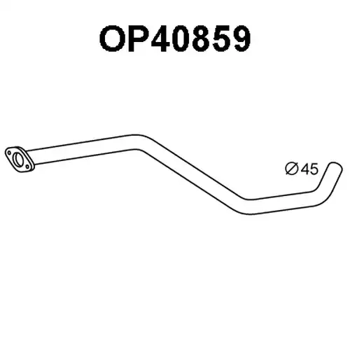 изпускателна тръба VENEPORTE OP40859