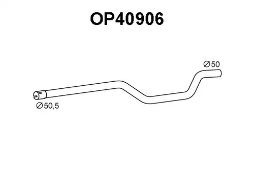 изпускателна тръба VENEPORTE OP40906
