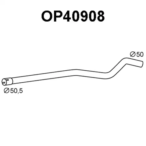изпускателна тръба VENEPORTE OP40908