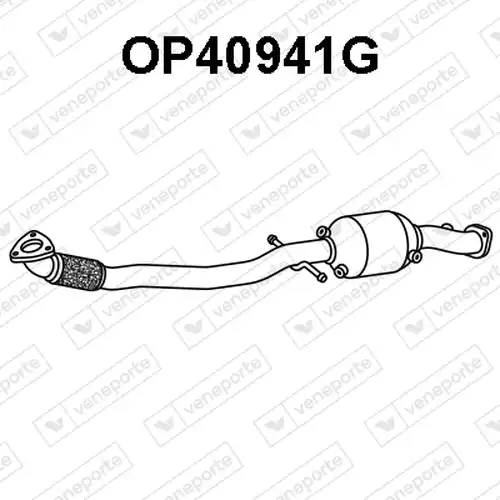 филтър за сажди/твърди частици, изпускателна система VENEPORTE OP40941G