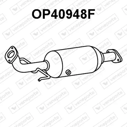 филтър за сажди/твърди частици, изпускателна система VENEPORTE OP40948F