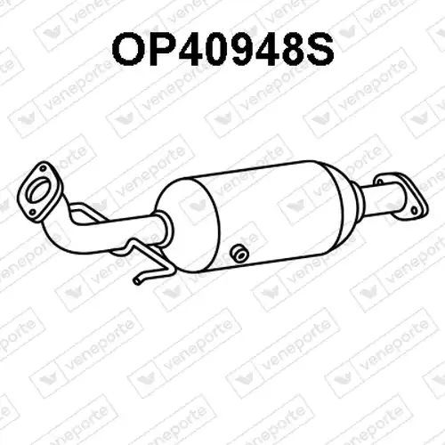 филтър за сажди/твърди частици, изпускателна система VENEPORTE OP40948S