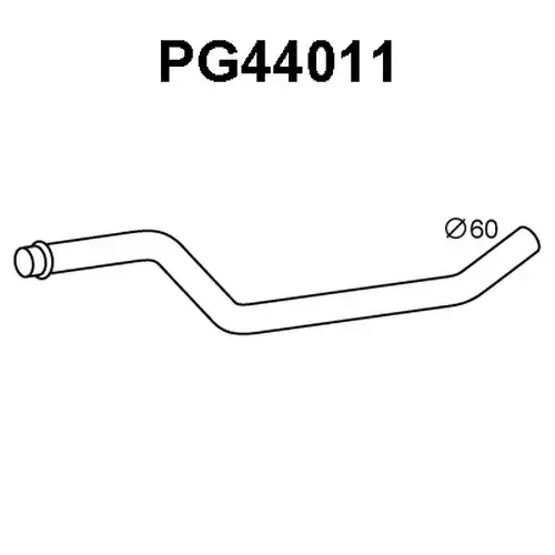 изпускателна тръба VENEPORTE PG44011