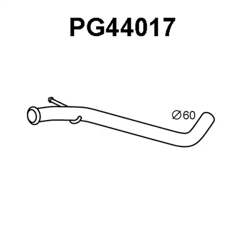 изпускателна тръба VENEPORTE PG44017