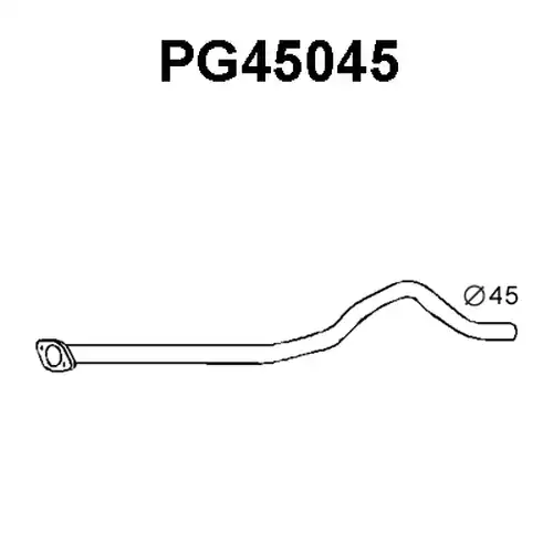 изпускателна тръба VENEPORTE PG45045