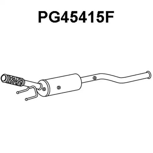 филтър за сажди/твърди частици, изпускателна система VENEPORTE PG45415F
