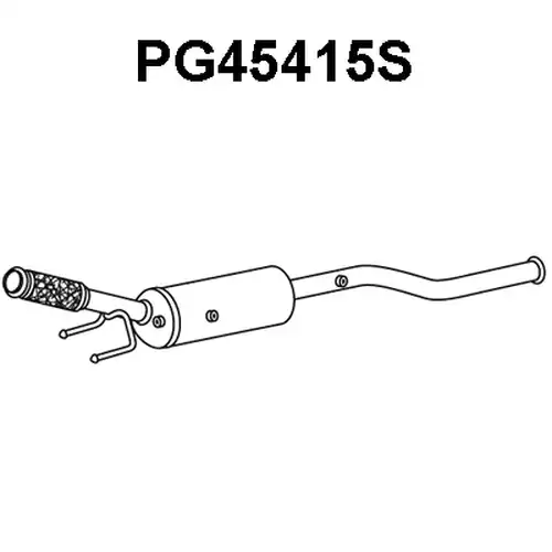 филтър за сажди/твърди частици, изпускателна система VENEPORTE PG45415S