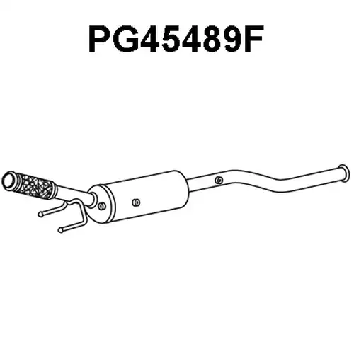 филтър за сажди/твърди частици, изпускателна система VENEPORTE PG45489F