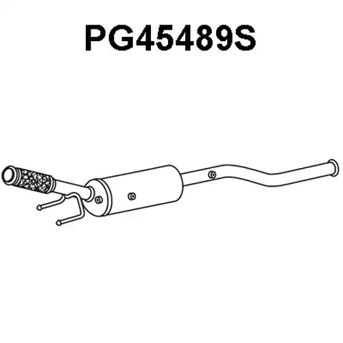 филтър за сажди/твърди частици, изпускателна система VENEPORTE PG45489S