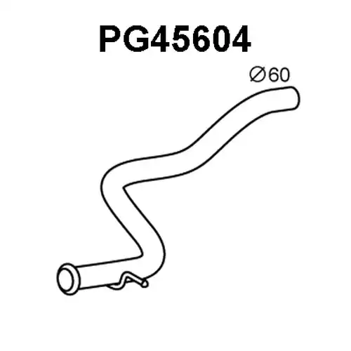 изпускателна тръба VENEPORTE PG45604