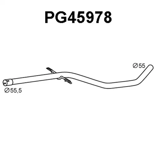 изпускателна тръба VENEPORTE PG45978