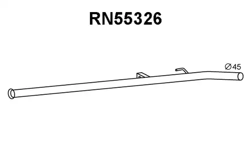 изпускателна тръба VENEPORTE RN55326