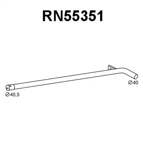 изпускателна тръба VENEPORTE RN55351