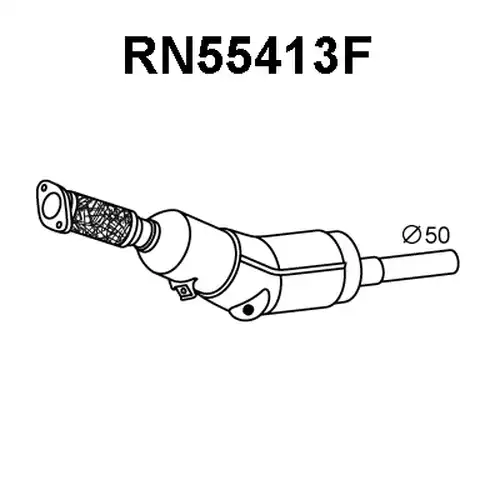 филтър за сажди/твърди частици, изпускателна система VENEPORTE RN55413F