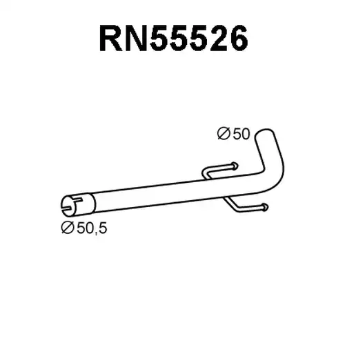 изпускателна тръба VENEPORTE RN55526