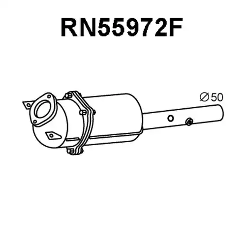 филтър за сажди/твърди частици, изпускателна система VENEPORTE RN55972F