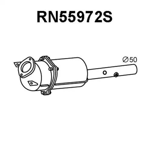 филтър за сажди/твърди частици, изпускателна система VENEPORTE RN55972S